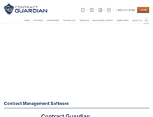 Tablet Screenshot of contractguardian.com